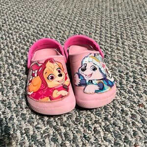 CROCS Pink Kids Slippers with PawPatrol Characters